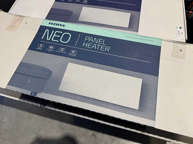 Adax - neo h 12 kwt - elektrische convector warmtepaneel (4x) - afbeelding 2 van  6
