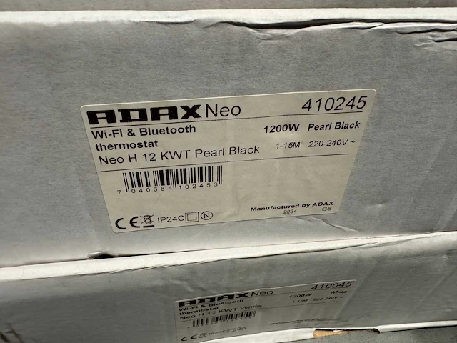 Adax - neo h 12 kwt - elektrische convector warmtepaneel (4x) - afbeelding 5 van  6