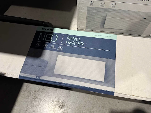 Adax - neo h 20 kwt - elektrische convector warmtepaneel (2x) - afbeelding 2 van  4