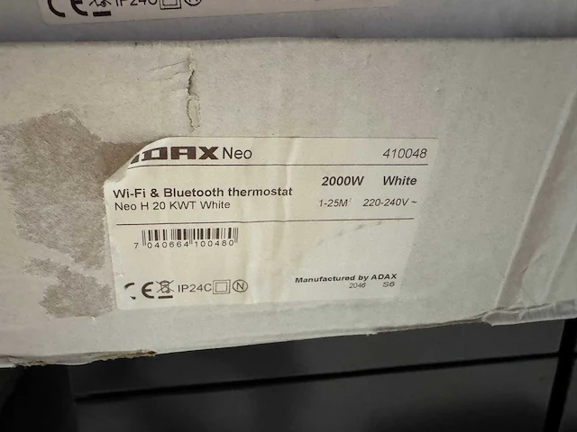 Adax - neo h 20 kwt - elektrische convector warmtepaneel (3x) - afbeelding 5 van  5