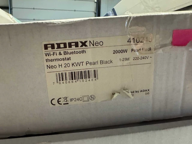 Adax - neo h 20 kwt - elektrische convector warmtepaneel (3x) - afbeelding 3 van  5