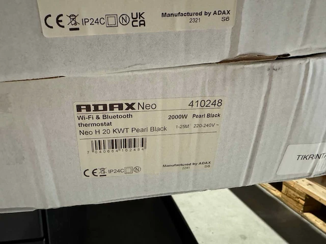Adax - neo h 20 kwt - elektrische convector warmtepaneel (3x) - afbeelding 5 van  5