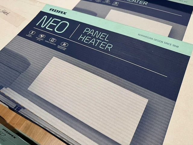 Adax - neo h 20 kwt - elektrische convector warmtepaneel (4x) - afbeelding 2 van  6