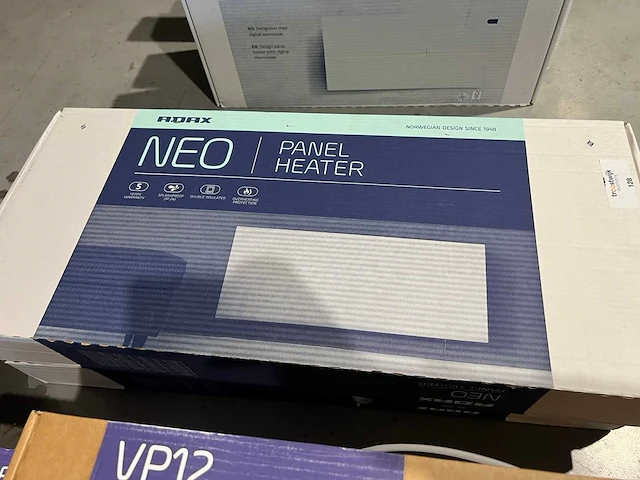 Adax - neo h08 kwt - elektrische convector warmtepaneel (2x) - afbeelding 2 van  4