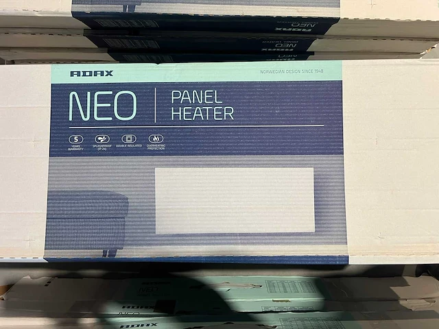 Adax - neo h14 kw - elektrische convector warmtepaneel (4x) - afbeelding 2 van  6