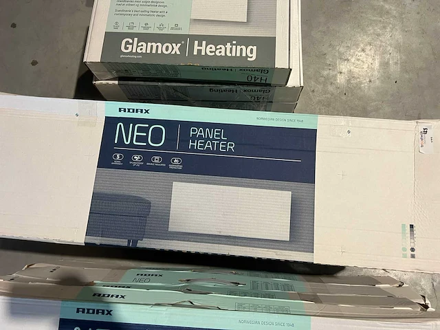 Adax - neo h14 kw - elektrische convector warmtepaneel (4x) - afbeelding 2 van  6