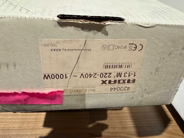 Adax - neo l 10 kwt - elektrische convector warmtepaneel (2x) - afbeelding 4 van  4