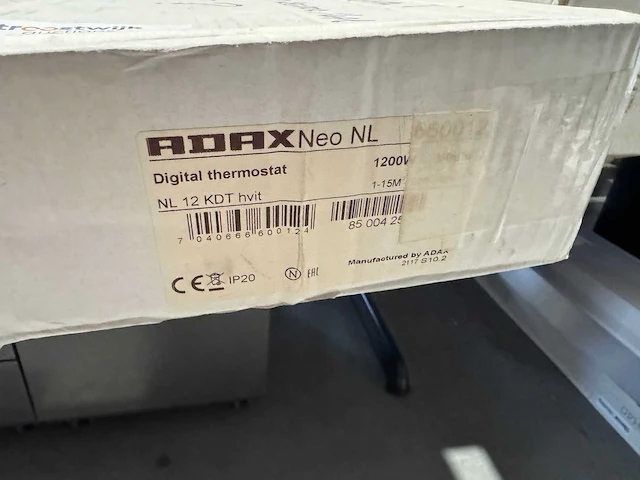 Adax - neo l 12 kwt - elektrische convector warmtepaneel (3x) - afbeelding 5 van  5