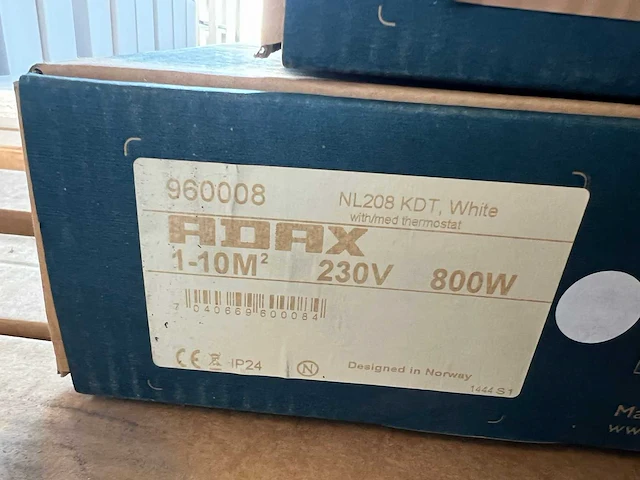 Adax - neo nl 06 kdt, 08 kdt - elektrische verwarming (4x) - afbeelding 4 van  5