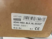 Adax - neo nl 06 kdt blauw - elektrische verwarming (2x) - afbeelding 3 van  3
