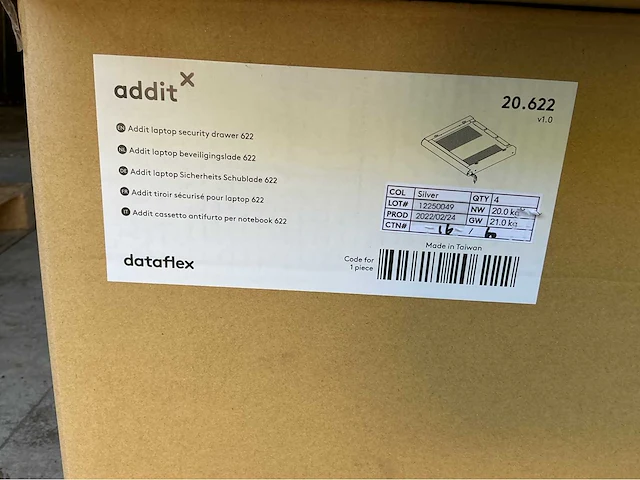 Addit 622 laptop beveiligingslade (20x) - afbeelding 5 van  6