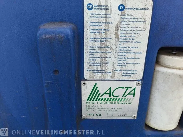 Ademlucht systemen acta, l0044, onbekend - afbeelding 4 van  7