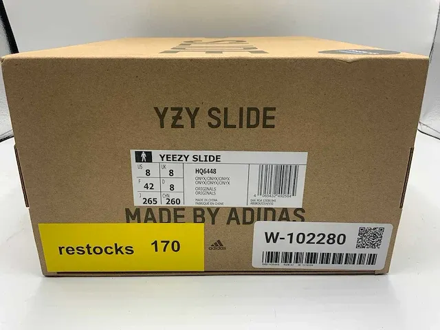 Adidas yeezy slide onyx slippers 42 - afbeelding 2 van  2