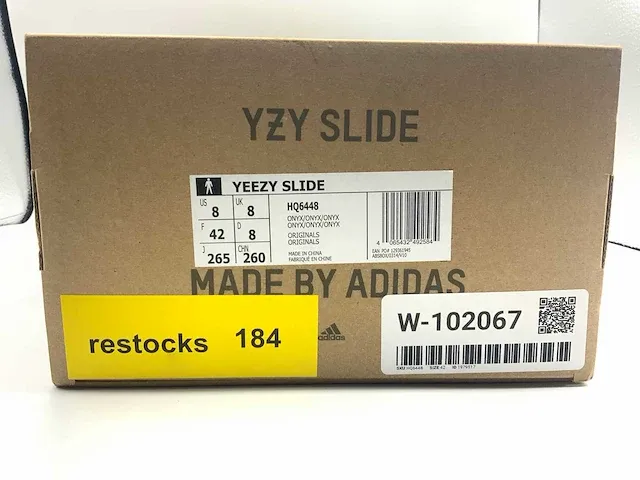 Adidas yeezy slide onyx slippers 42 - afbeelding 2 van  2