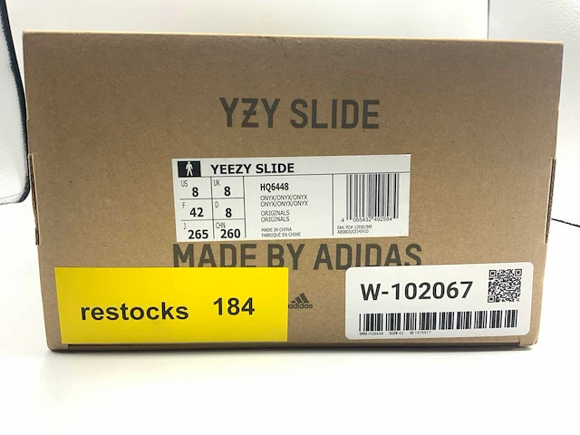 Adidas yeezy slide onyx slippers 42 - afbeelding 2 van  2