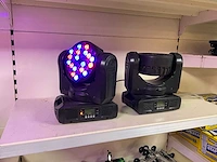 Adj inno color beam led led moving heads (2x) - afbeelding 1 van  7