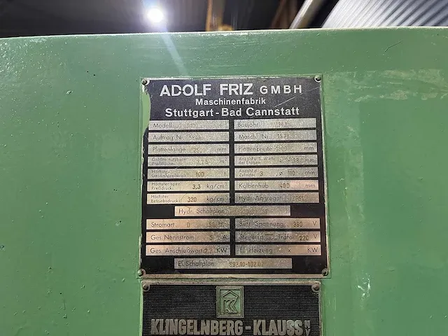 Adolf friz - p100 - fineerpers - 1963 - afbeelding 8 van  16