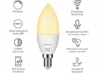 Adurosmart lichtbron e14 candle warm white (4x) - afbeelding 1 van  2