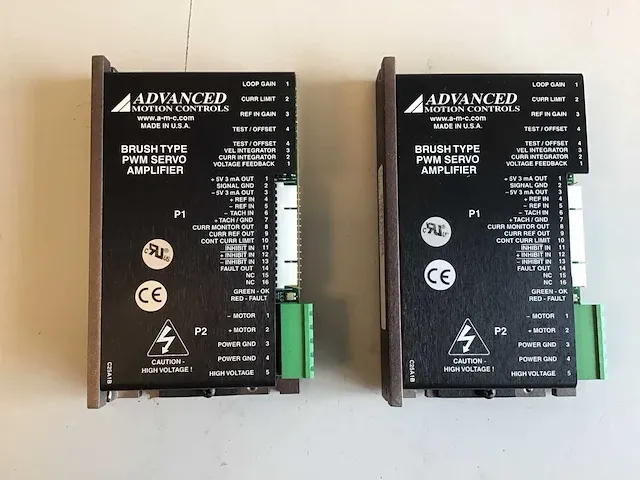 Advanced motion controls 12a8m-qd servo amplifier (2x) - afbeelding 2 van  5