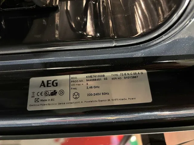 Aeg - kme761000b - combi-oven (c) - afbeelding 3 van  3