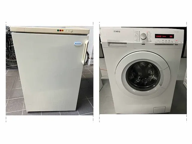 Aeg - lavamat - frigidaire tafelmodel vriezer + aeg lavamat wasmachine 7kg - afbeelding 1 van  11