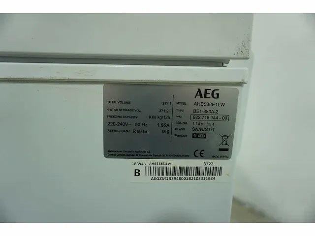 Aeg - vries kist - afbeelding 6 van  8
