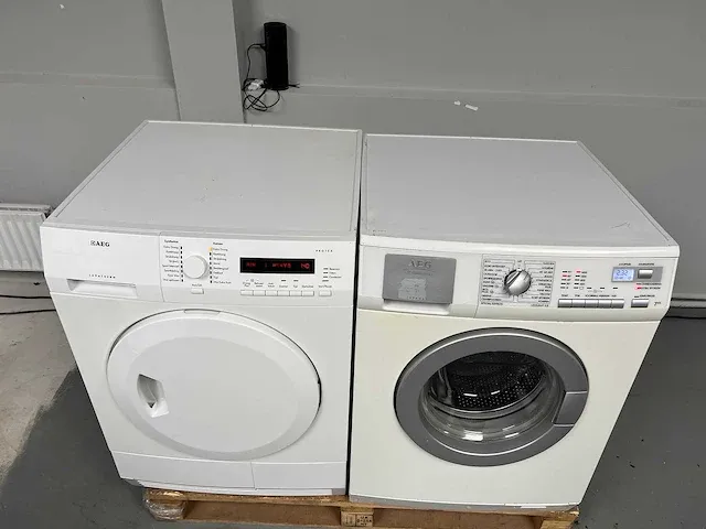 Aeg - wasmachine + aeg droger - afbeelding 4 van  11