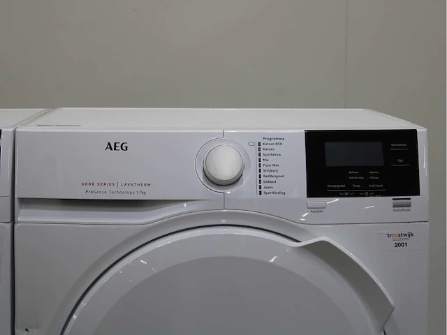 Aeg 6000 series | lavamat prosense technology wasmachine & aeg 6000 series | lavatherm prosense technology droger - afbeelding 6 van  8