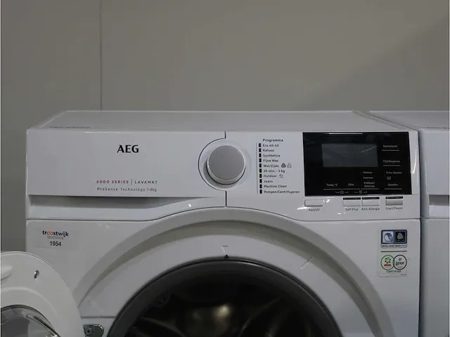 Aeg 6000 series | lavamat prosense technology wasmachine & aeg 6000 series | lavatherm prosense technology droger - afbeelding 3 van  8