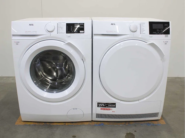 Aeg 6000 series | lavamat prosense technology wasmachine & aeg 6000 series | lavatherm prosense technology wasdroger - afbeelding 1 van  8