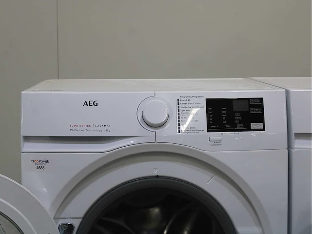 Aeg 6000 series | lavamat prosense technology wasmachine & aeg 6000 series | lavatherm prosense technology wasdroger - afbeelding 3 van  8