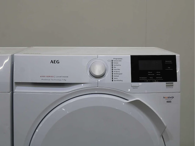 Aeg 6000 series | lavamat prosense technology wasmachine & aeg 6000 series | lavatherm prosense technology wasdroger - afbeelding 6 van  8