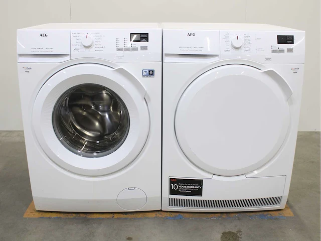 Aeg 6000 series | lavamat prosense technology wasmachine & aeg 6000 series | lavatherm prosense technology wasdroger - afbeelding 1 van  8