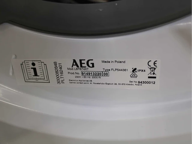 Aeg 6000 series | lavamat prosense technology wasmachine & aeg 6000 series | lavatherm prosense technology wasdroger - afbeelding 5 van  8