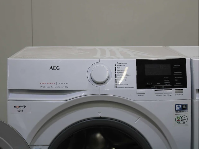Aeg 6000 series | lavamat prosense technology wasmachine & aeg 6000 series | lavatherm prosense technology wasdroger - afbeelding 3 van  8
