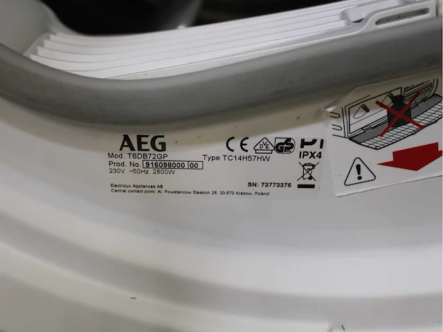 Aeg 6000 series | lavamat prosense technology wasmachine & aeg 6000 series | lavatherm prosense technology wasdroger - afbeelding 8 van  8