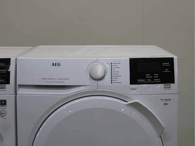 Aeg 6000 series | lavamat prosense technology wasmachine & aeg 6000 series | lavatherm prosense technology wasdroger - afbeelding 6 van  8