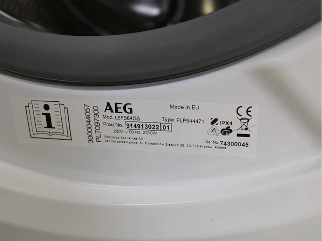 Aeg 6000 series | lavamat prosense technology wasmachine & aeg 6000 series | lavatherm prosense technology wasdroger - afbeelding 5 van  8