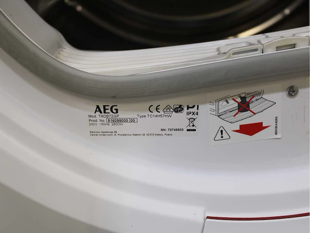 Aeg 6000 series | lavamat prosense technology wasmachine & aeg 6000 series | lavatherm prosense technology wasdroger - afbeelding 8 van  8
