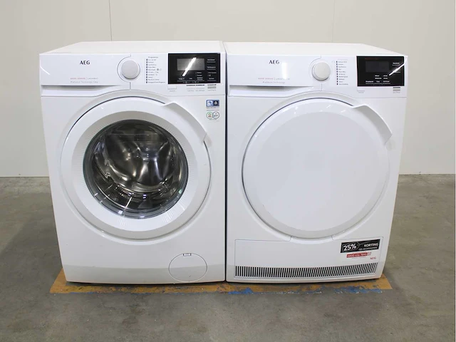 Aeg 6000 series | lavamat prosense technology wasmachine & aeg 6000 series | lavatherm prosense technology wasdroger - afbeelding 1 van  8