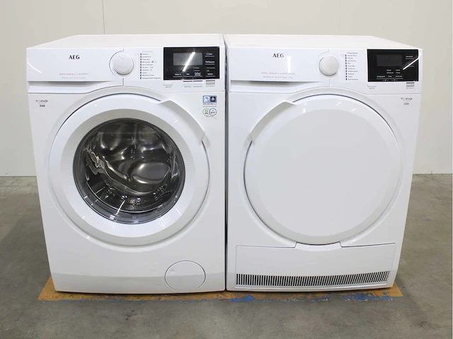 Aeg 6000 series | lavamat prosense technology wasmachine & aeg 6000 series | lavatherm prosense technology wasdroger - afbeelding 1 van  8