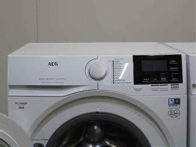 Aeg 6000 series | lavamat prosense technology wasmachine & aeg 6000 series | lavatherm prosense technology wasdroger - afbeelding 3 van  8