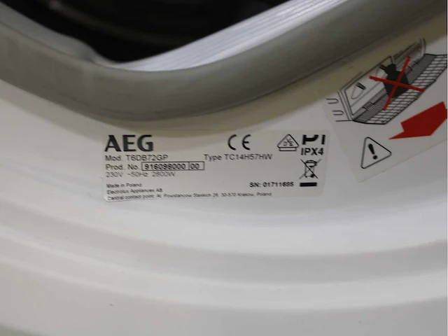 Aeg 6000 series | lavamat prosense technology wasmachine & aeg 6000 series | lavatherm prosense technology wasdroger - afbeelding 8 van  8