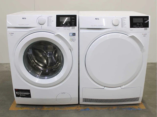 Aeg 6000 series | lavamat prosense technology wasmachine & aeg 6000 series | lavatherm prosense technology wasdroger - afbeelding 1 van  8