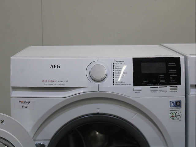Aeg 6000 series | lavamat prosense technology wasmachine & aeg 6000 series | lavatherm prosense technology wasdroger - afbeelding 3 van  8