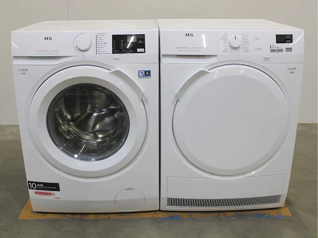 Aeg 6000 series | lavamat prosense technology wasmachine & aeg 6000 series | lavatherm prosense technology wasdroger - afbeelding 1 van  8