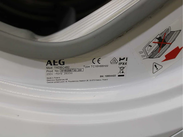 Aeg 6000 series | lavamat prosense technology wasmachine & aeg 6000 series | lavatherm prosense technology wasdroger - afbeelding 8 van  8