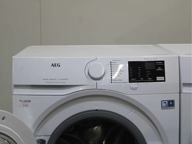 Aeg 6000 series | lavamat prosense technology wasmachine & aeg 6000 series | lavatherm prosense technology wasdroger - afbeelding 3 van  8