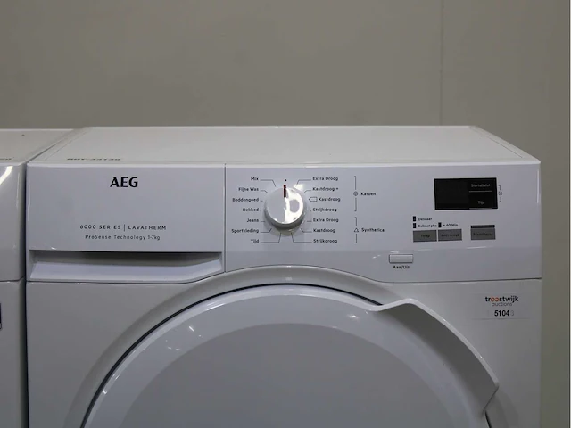 Aeg 6000 series | lavamat prosense technology wasmachine & aeg 6000 series | lavatherm prosense technology wasdroger - afbeelding 6 van  8