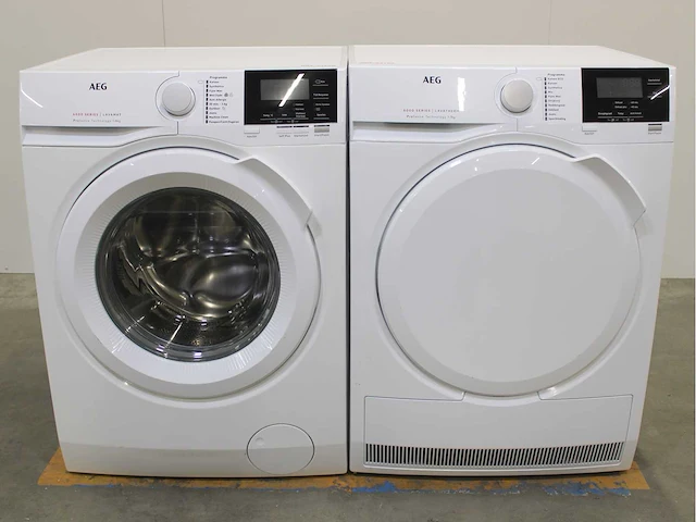 Aeg 6000 series | lavamat prosense technology wasmachine & aeg 6000 series | lavatherm prosense technology wasdroger - afbeelding 1 van  8